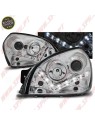 Faróis Daylight LED / Chrome - Hyundai Tucson (2004-2010) Faróis Daylight LED / Chrome - Hyundai Tucson (2004-2010)