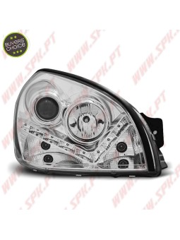 Faróis Daylight LED / Chrome - Hyundai Tucson (2004-2010)