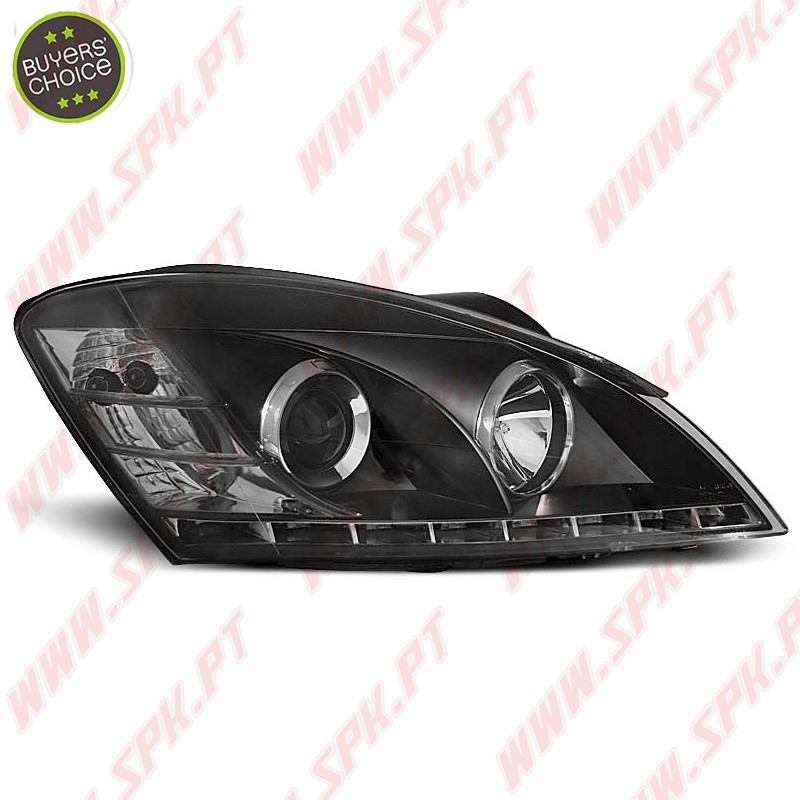 Faróis Daylight LED / Black - Kia Ceed (2006-2009)
