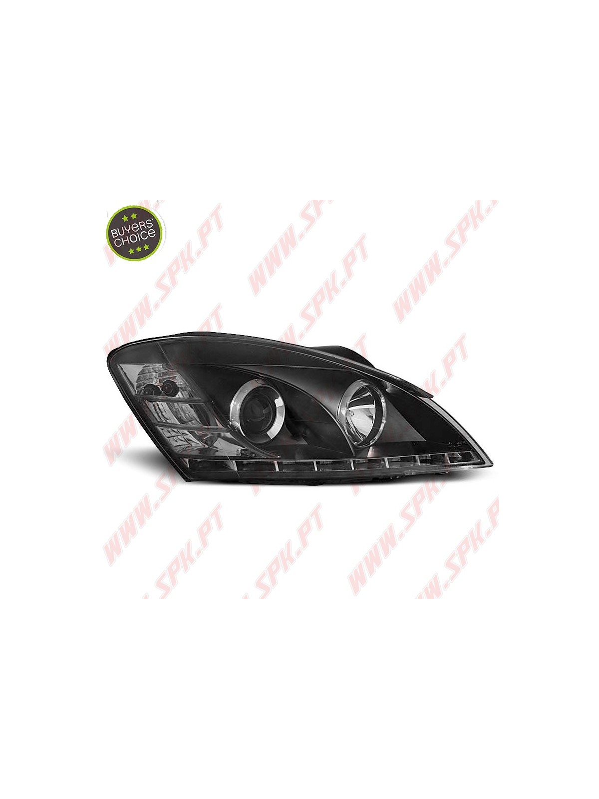 Faróis Daylight LED / Black - Kia Ceed (2006-2009)