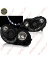 Faróis Daylight LED / Black - Mercedes CLK W209 (2003-2010) Faróis Daylight LED / Black - Mercedes CLK W209 (2003-2010)