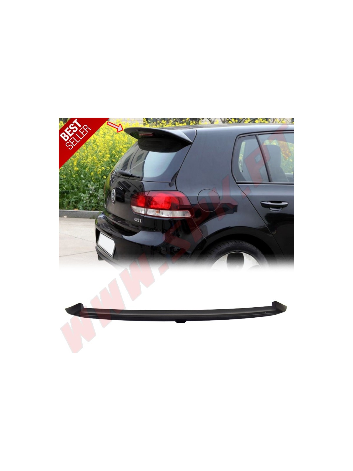 Aileron Traseiro V.2 - VW Golf 6 GTI / GTD / R (2008-2012) Aileron Traseiro V.2 - VW Golf 6 GTI / GTD / R (2008-2012)