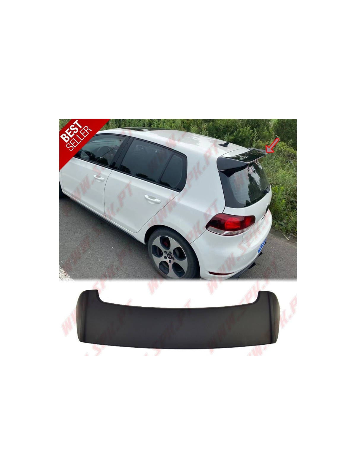 Aileron Traseiro V.3 - VW Golf 6 GTI / GTD / R (2008-2012) Aileron Traseiro V.3 - VW Golf 6 GTI / GTD / R (2008-2012)