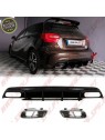 Difusor Traseiro + Ponteiras Look A45 Facelift - Mercedes W176 (2012-2018)