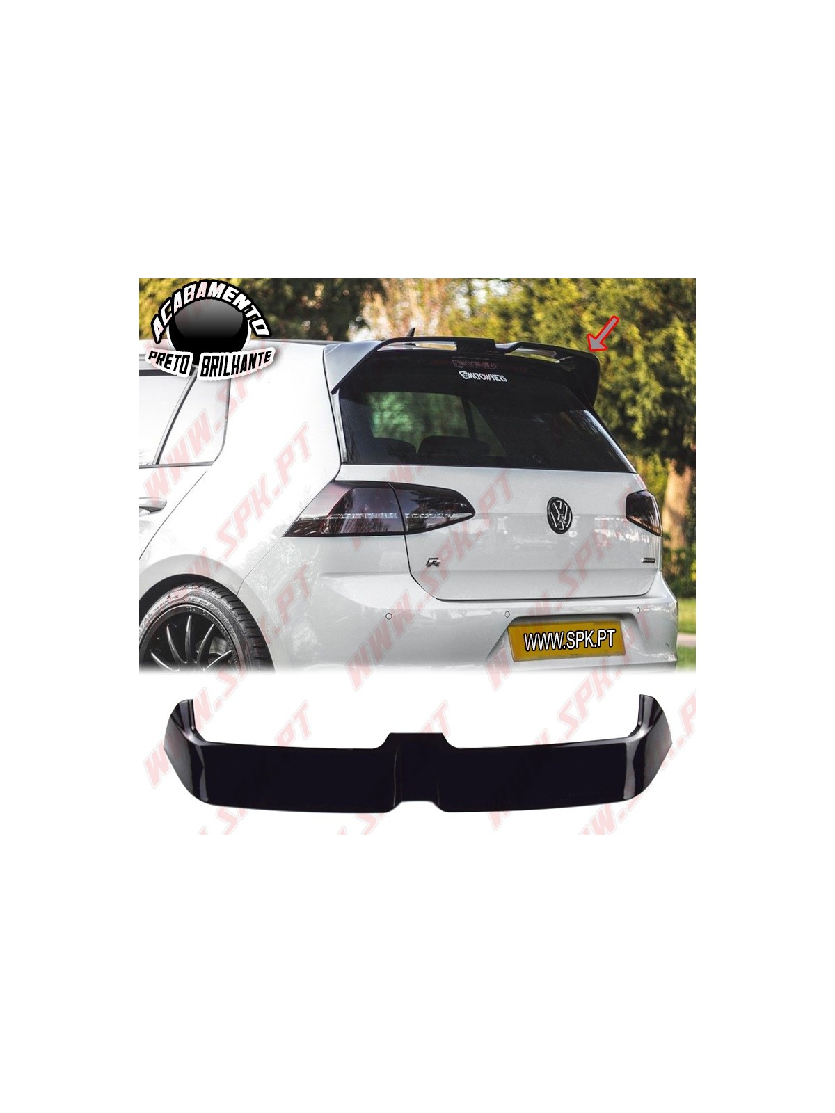 Aileron Traseiro V.1 - VW Golf 7 / 7.5 GTI (2012-2019) Aileron Traseiro V.1 - VW Golf 7 / 7.5 GTI (2012-2019)