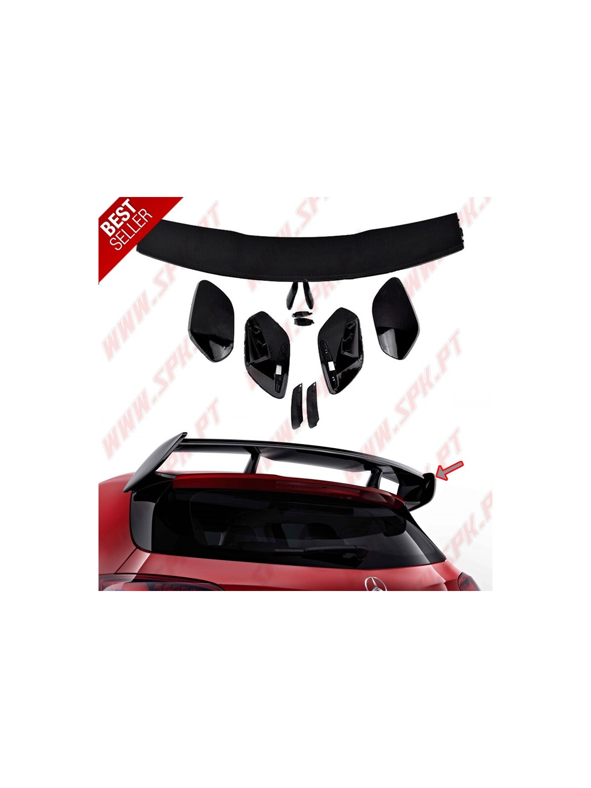 Aileron Traseiro Look AMG - Mercedes W176 (2012-2018) Aileron Traseiro Look AMG - Mercedes W176 (2012-2018)