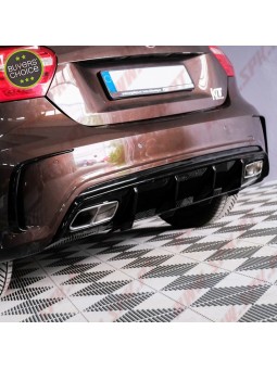 Difusor Traseiro + Ponteiras Look A45 Facelift - Mercedes W176 (2012-2018)