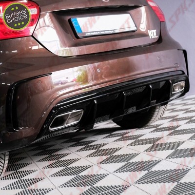 Difusor Traseiro + Ponteiras Look A45 Facelift - Mercedes W176 (2012-2018)