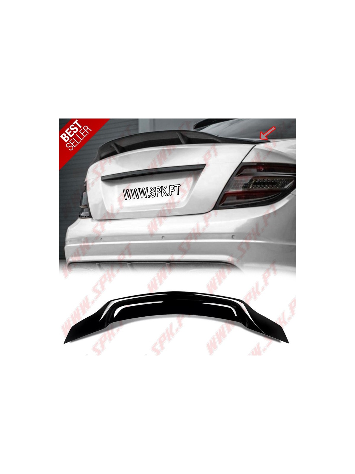 Aileron Traseiro V.2 - Mercedes W204 Sedan (2007-2014) Aileron Traseiro V.2 - Mercedes W204 Sedan (2007-2014)