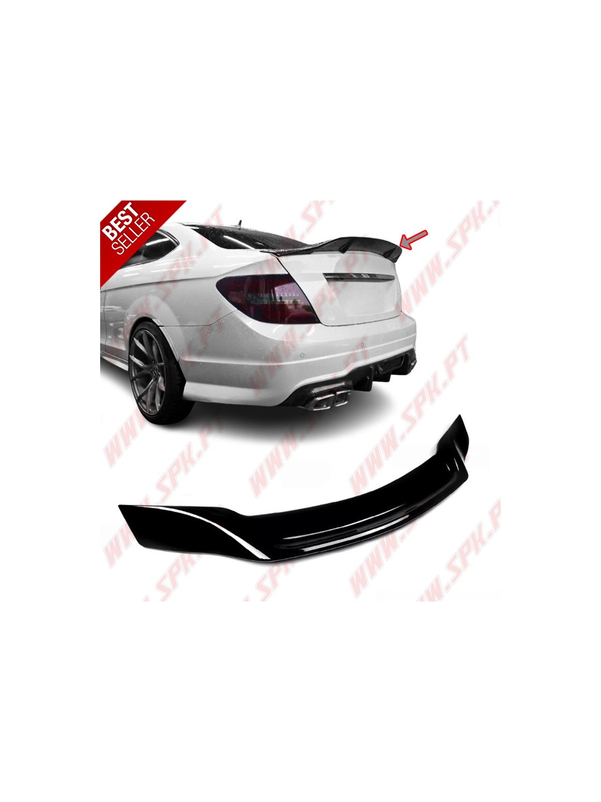 Aileron Traseiro V.2 - Mercedes C204 Coupe (2011-2015)