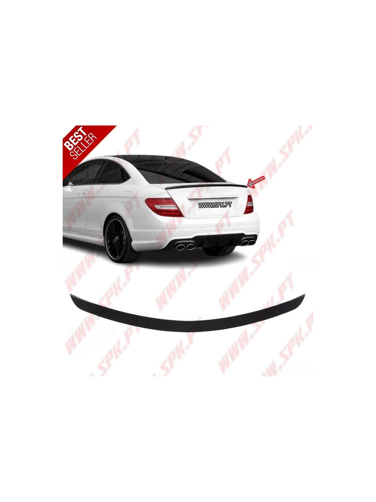 Aileron Traseiro V.1 - Mercedes C204 Coupe (2011-2015) Aileron Traseiro V.1 - Mercedes C204 Coupe (2011-2015)