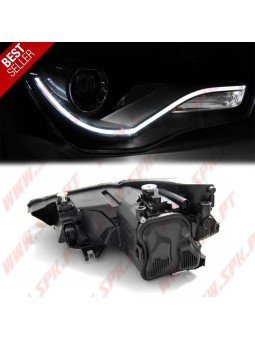 Faróis DRL LED / Black - Audi A1 8X (2010-2014)