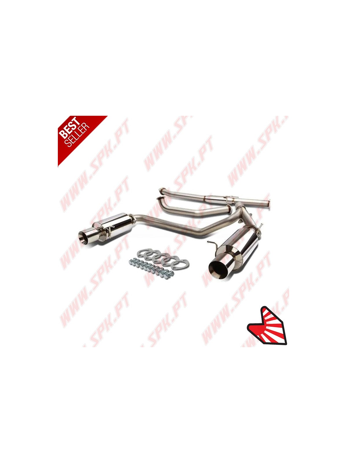 Sistema de Escape Inox "Cat-Back" - Hyundai Coupe 2.7 V6 (2001-2006) Sistema de Escape Inox "Cat-Back" - Hyundai Coupe 2.7 V6 (2001-2006)