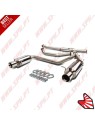 Sistema de Escape Inox "Cat-Back" - Hyundai Coupe 2.7 V6 (2001-2006) Sistema de Escape Inox "Cat-Back" - Hyundai Coupe 2.7 V6 (2001-2006)