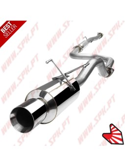 Sistema de Escape Inox "Cat-Back" - Honda Civic EJ, EK - Hatchback (1995-2001)