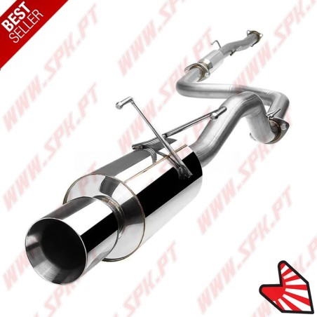 Sistema de Escape Inox "Cat-Back" - Honda Civic EJ, EK - Hatchback (1995-2001)