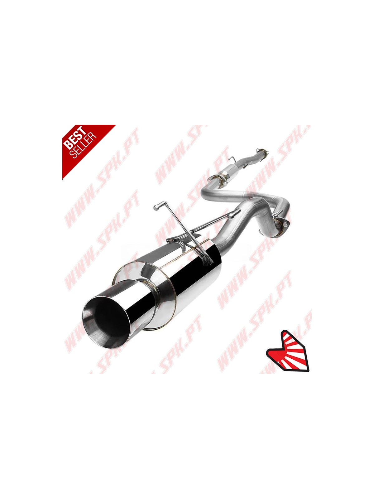 Sistema de Escape Inox "Cat-Back" - Honda Civic EJ, EK - Hatchback (1995-2001) Sistema de Escape Inox "Cat-Back" - Honda Civic EJ, EK - Hatchback (1995-2001)