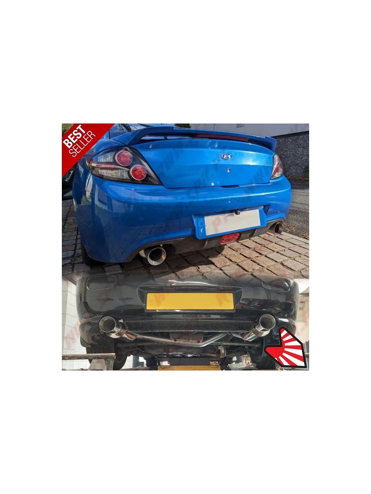 Sistema de Escape Inox "Cat-Back" - Hyundai Coupe 2.0 (2001-2009)