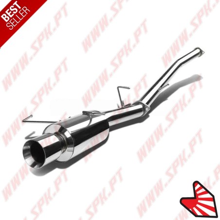 Sistema de Escape Inox "Cat-Back" - Nissan S14 2.4 KA24DE (1994-1997)