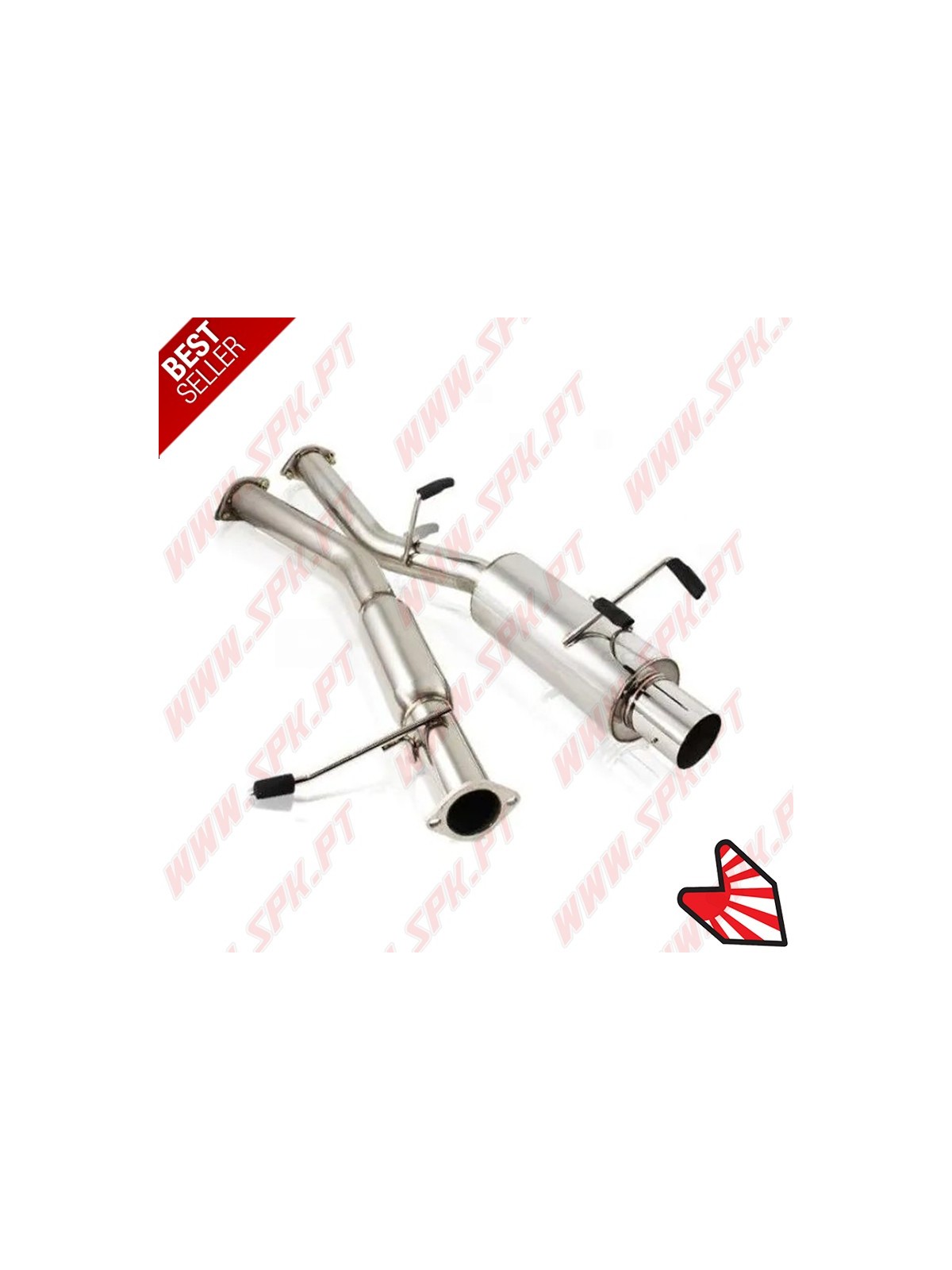 Sistema de Escape Inox "Cat-Back" - Nissan S13 2.4 KA24E/DE (1988-1994)