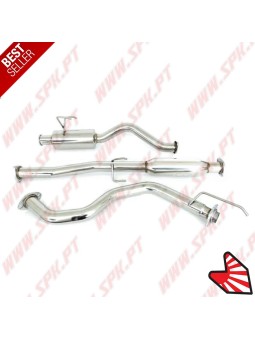 Sistema de Escape Inox "Cat-Back" Look Spoon - Honda Civic EJ, EK - Hatchback (1995-2001)