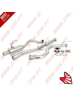 Sistema de Escape Inox "Cat-Back" Look Spoon - Honda Civic EJ, EK - Hatchback (1995-2001)