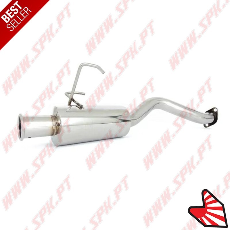 Sistema de Escape Inox "Cat-Back" Look Spoon - Honda Civic EG - Hatchback (1991-1995)