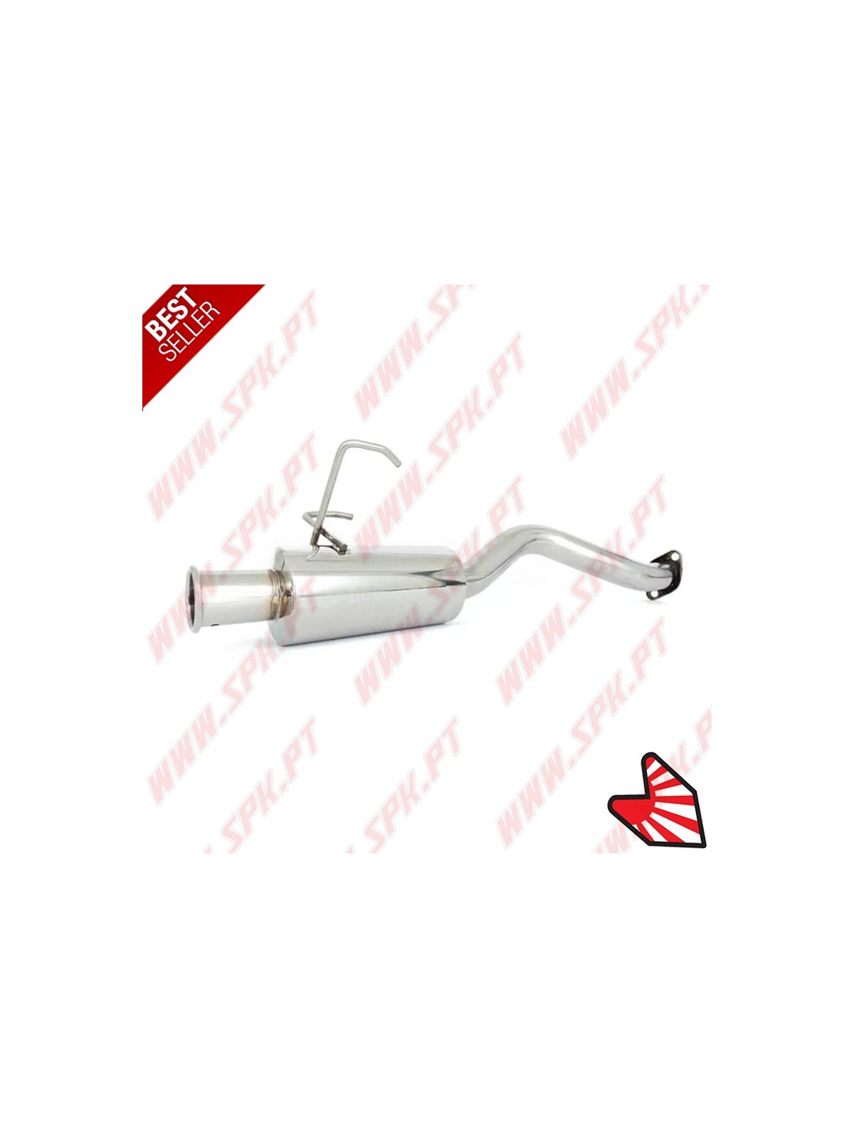 Sistema de Escape Inox "Cat-Back" Look Spoon - Honda Civic EG - Hatchback (1991-1995)
