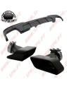 Difusor Traseiro + Ponteiras Black Edition Look M-Performance - BMW F10 / F11 (2010-2017)
