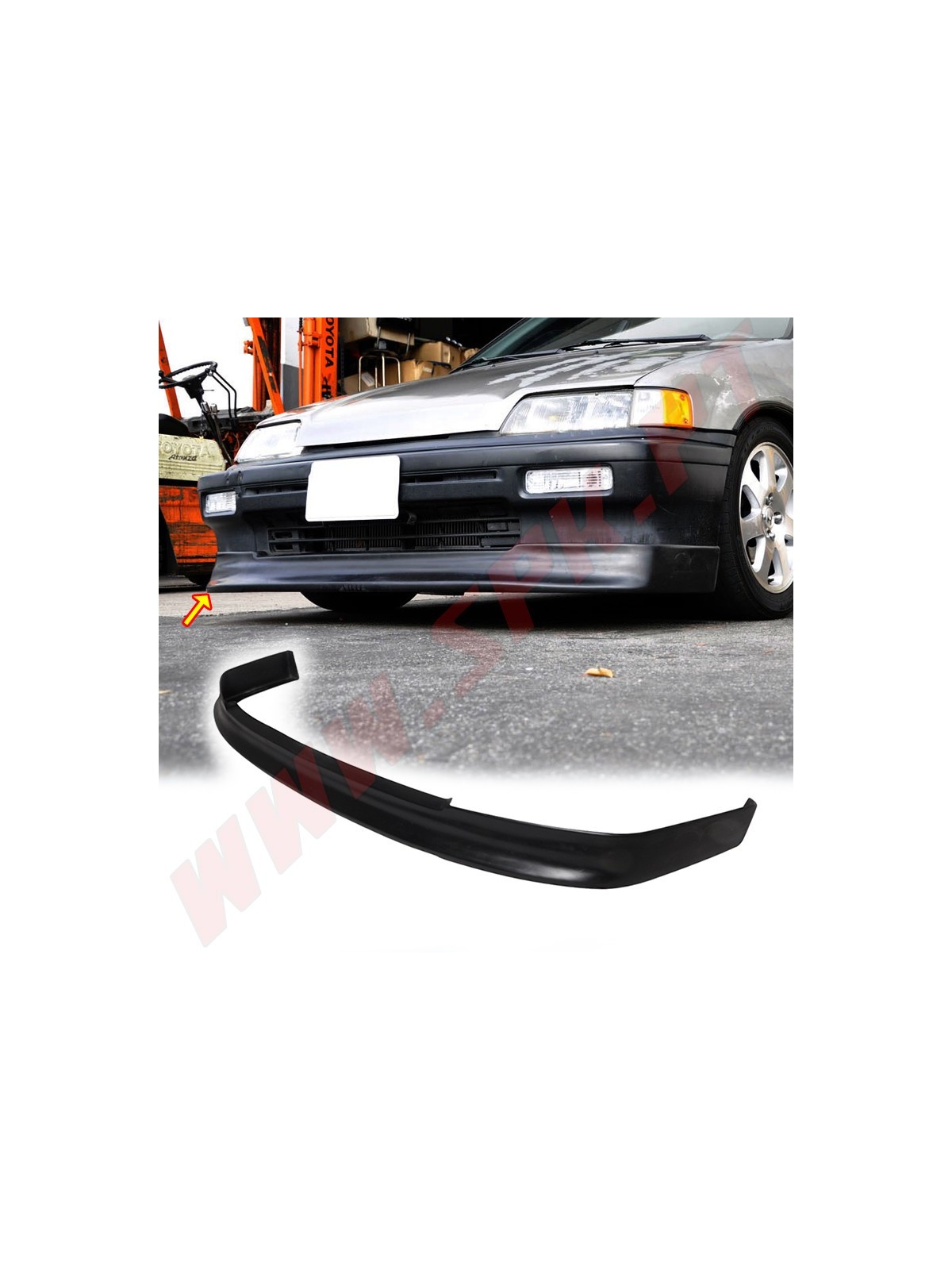 Lip Spoiler Frontal Look CS - Honda Civic EC / ED / EE Hatchback - Sedan (1987-1991) Lip Spoiler Frontal Look CS - Honda Civic EC / ED / EE Hatchback - Sedan (1987-1991)