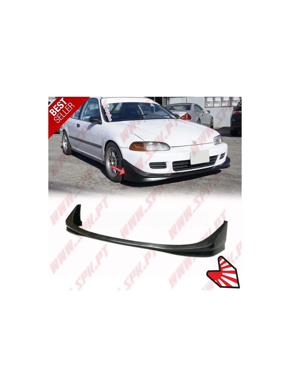 Lip Spoiler Frontal Look C2 - Honda Civic EG / EJ (1991-1995) Lip Spoiler Frontal Look C2 - Honda Civic EG / EJ (1991-1995)