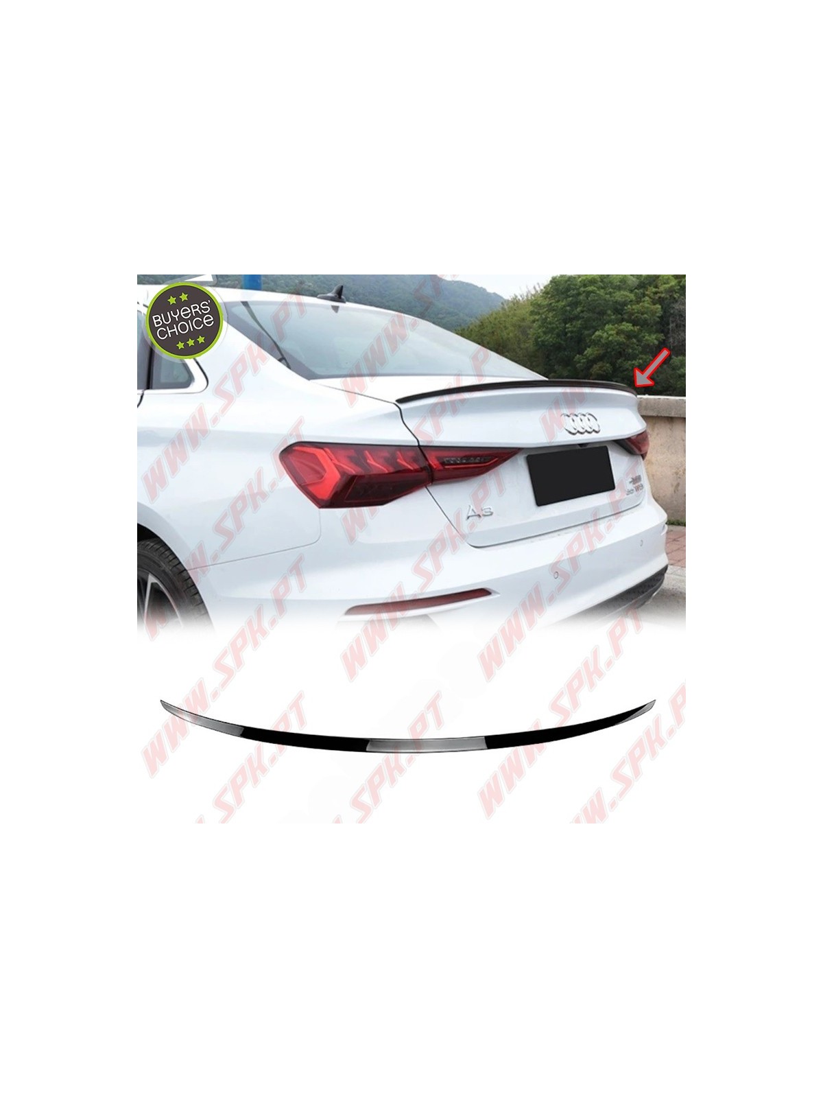 Aileron Traseiro V.1 - Audi A3 8Y Sedan (2020-) Aileron Traseiro V.1 - Audi A3 8Y Sedan (2020-)