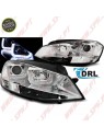 Faróis U-LED / Chrome - VW Golf 7 (2012-2017)