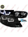 Faróis U-LED / Black - VW Golf 7 (2012-2017) Faróis U-LED / Black - VW Golf 7 (2012-2017)