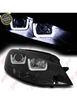 Faróis U-LED / Black - VW Golf 7 (2012-2017)