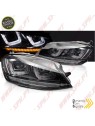 Faróis U-LED Dynamic "Black-Line" / Black - VW Golf 7 (2012-2017) Faróis U-LED Dynamic "Black-Line" / Black - VW Golf 7 (2012-2017)