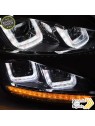 Faróis U-LED Dynamic "Black-Line" / Black - VW Golf 7 (2012-2017) Faróis U-LED Dynamic "Black-Line" / Black - VW Golf 7 (2012-2017)
