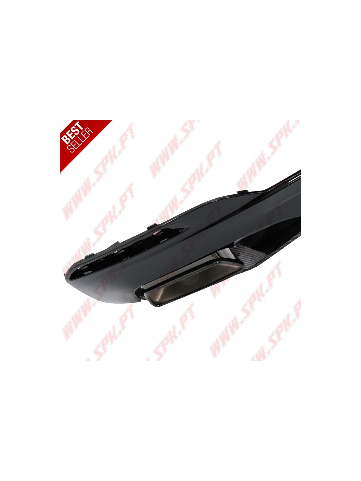 Difusor Traseiro + Ponteiras Black+Carbon Look M-Performance - BMW G30 / G38 (2016-2019)