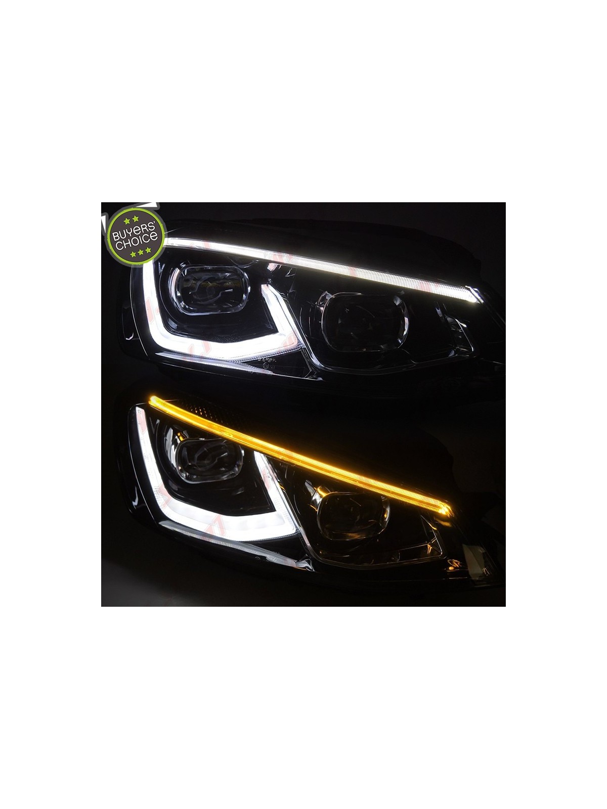 Faróis FULL-LED Dynamic / Black - VW Golf 7 (2012-2017) Faróis FULL-LED Dynamic / Black - VW Golf 7 (2012-2017)