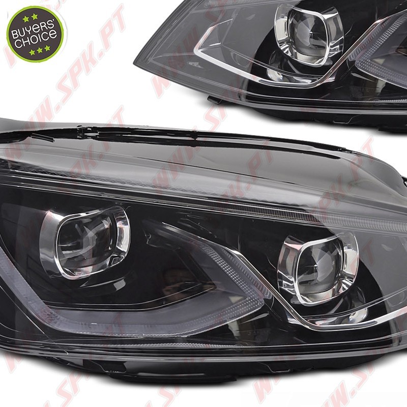 Faróis FULL-LED Dynamic / Black - VW Golf 7 (2012-2017) Faróis FULL-LED Dynamic / Black - VW Golf 7 (2012-2017)