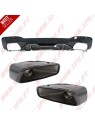 Difusor Traseiro + Ponteiras Black+Carbon Look M-Performance - BMW G30 / G38 (2016-2019)