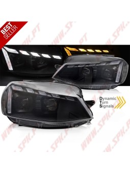 Faróis LED Dynamic / Black - VW Golf 7.5 (2017-2019)