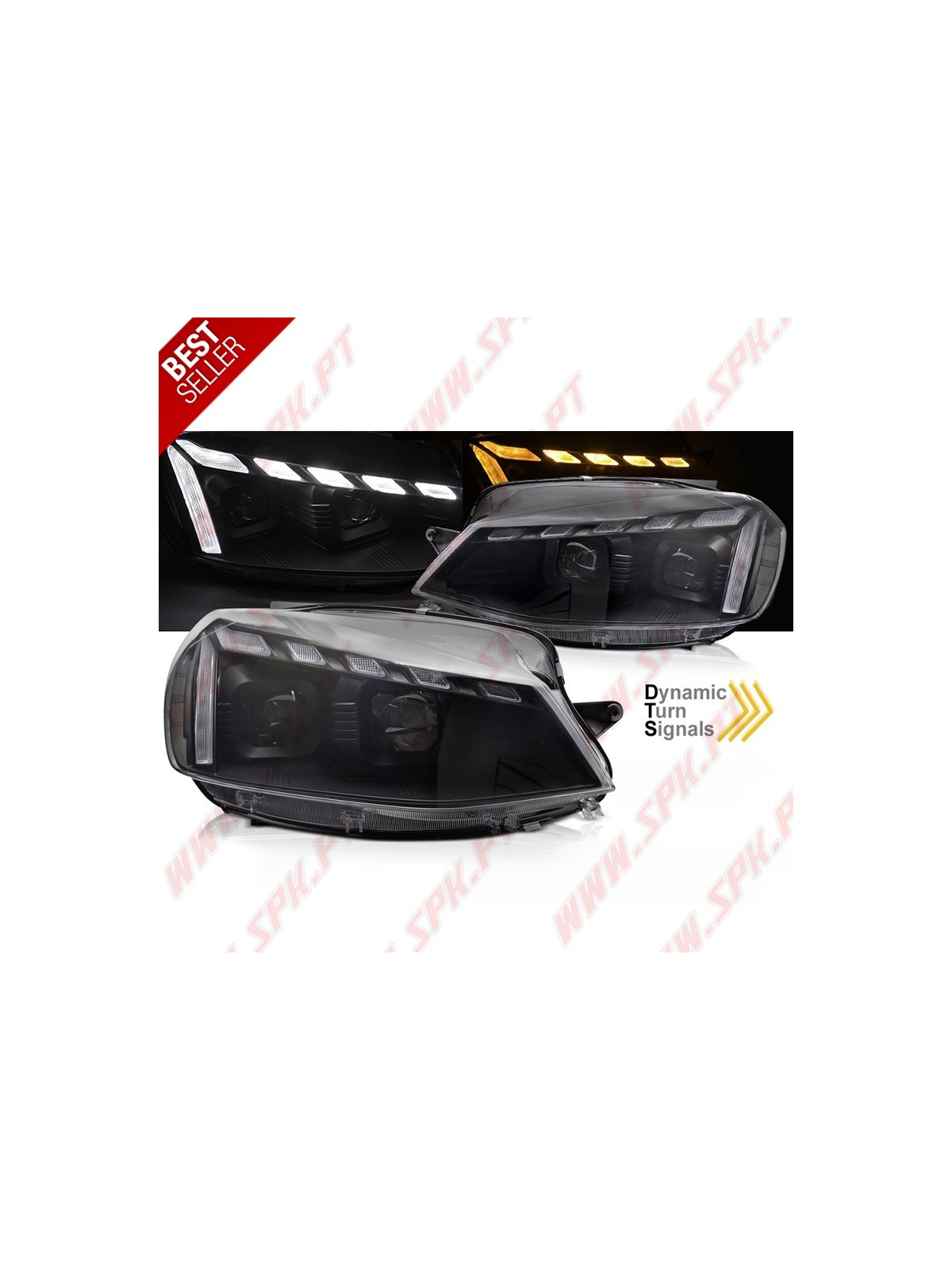 Faróis LED Dynamic / Black - VW Golf 7.5 (2017-2019) Faróis LED Dynamic / Black - VW Golf 7.5 (2017-2019)