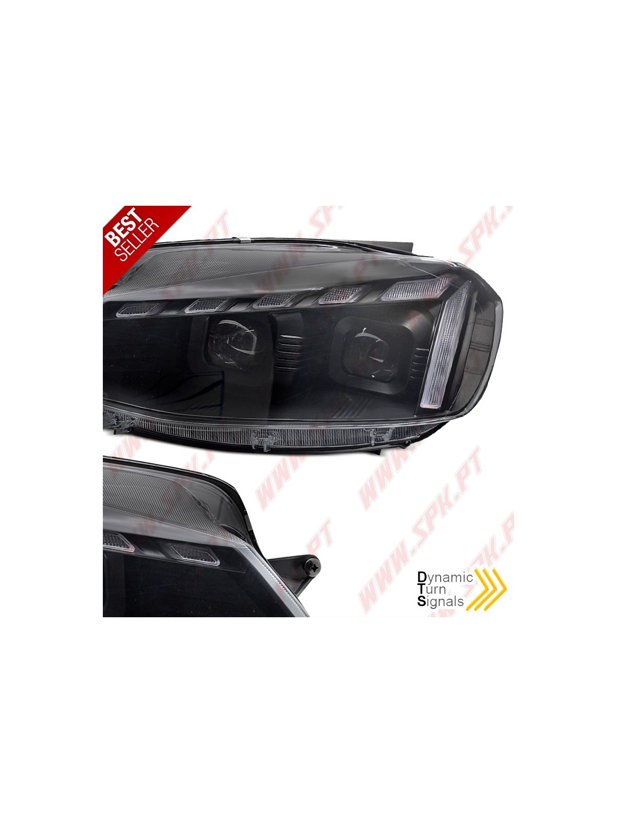 Faróis LED Dynamic / Black - VW Golf 7.5 (2017-2019) Faróis LED Dynamic / Black - VW Golf 7.5 (2017-2019)