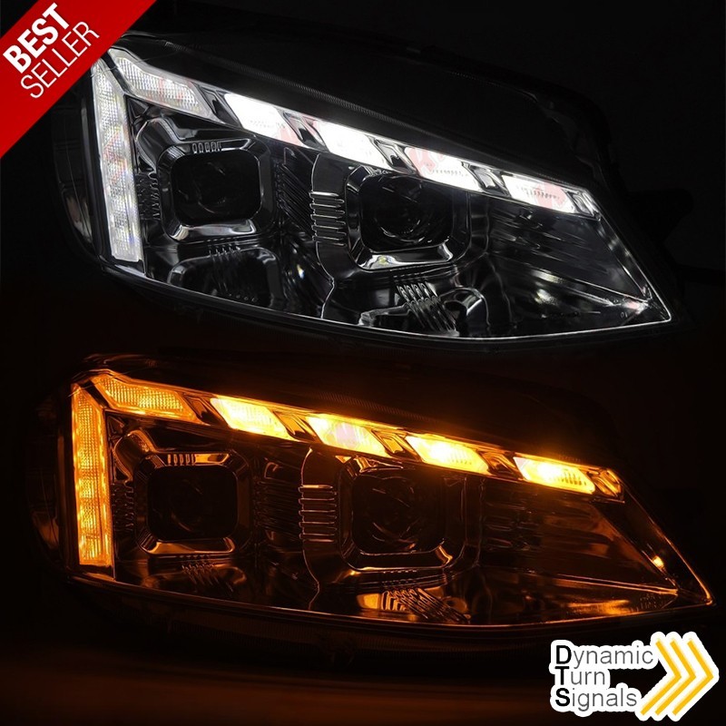 Faróis LED Dynamic / Chrome - VW Golf 7.5 (2017-2019) Faróis LED Dynamic / Chrome - VW Golf 7.5 (2017-2019)