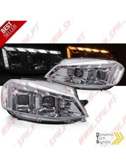 Faróis LED Dynamic / Chrome - VW Golf 7.5 (2017-2019)