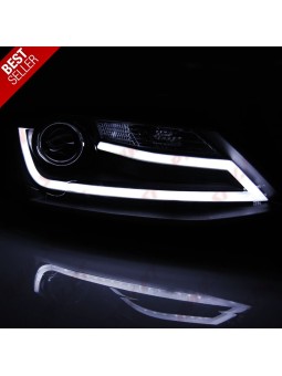 Faróis Tube-Light / Black - VW Jetta 6 (2011-2018)