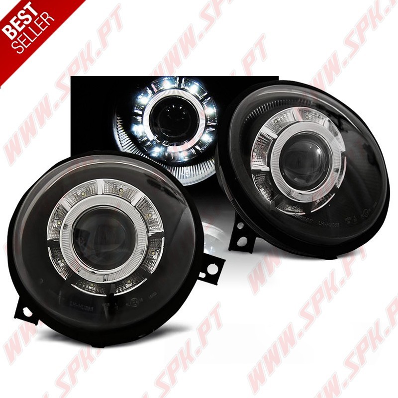 Faróis Daylight LED / Black - VW Lupo (1998-2005) Faróis Daylight LED / Black - VW Lupo (1998-2005)