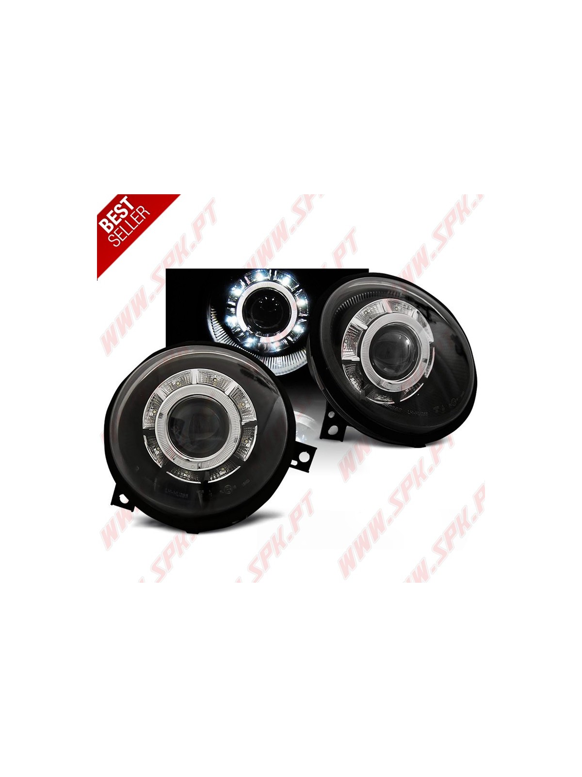 Faróis Daylight LED / Black - VW Lupo (1998-2005) Faróis Daylight LED / Black - VW Lupo (1998-2005)