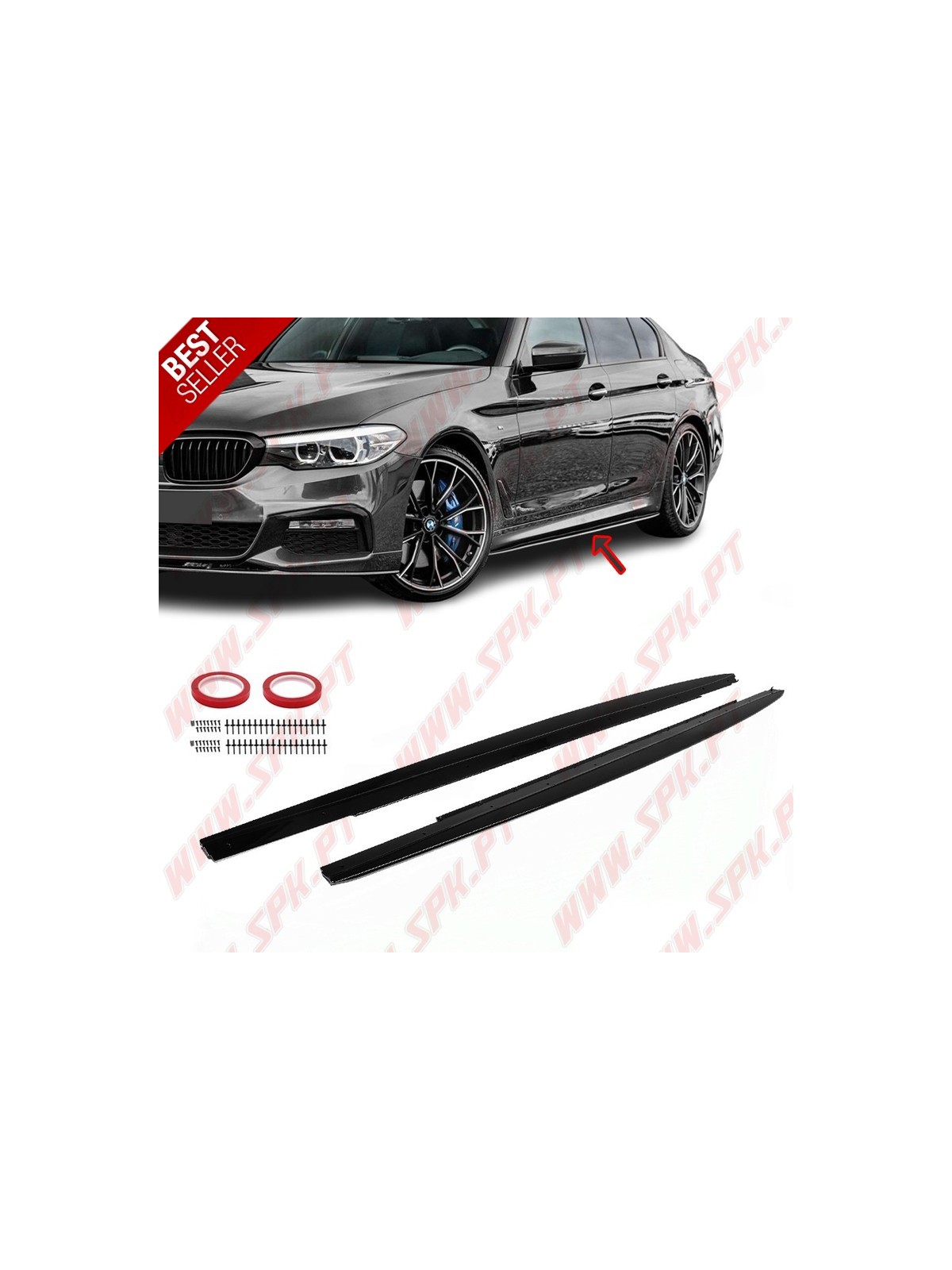 Extensão de Embaladeiras - BMW G30 / G31 / F90 M5 (2017-2023) Extensão de Embaladeiras - BMW G30 / G31 / F90 M5 (2017-2023)